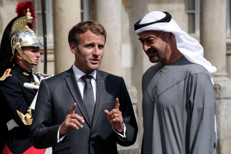 رئیس جمهور فرانسه وارد امارات شد