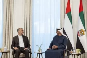 استقبال رئیس امارات از وزیر امور خارجه ایران