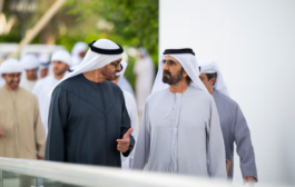 رئیس امارات شیخ محمد با شیخ محمد بن راشد دیدار کرد