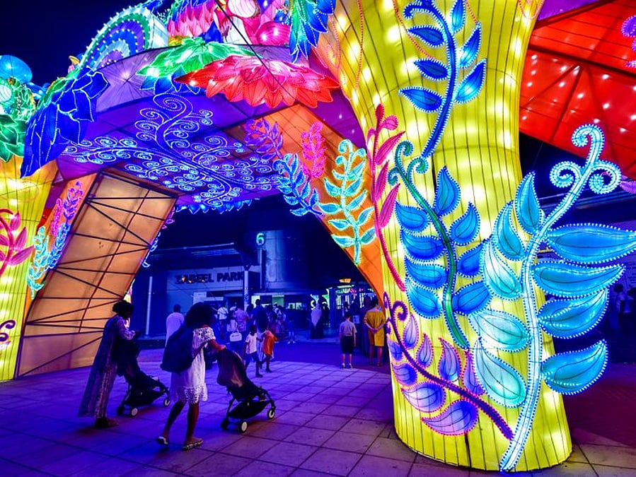 Dubai Garden Glow Reopens Next to Dubai Frame